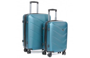 Комплект чемоданов PODIUM 2/1 ABS-пластик 8340 зеленый