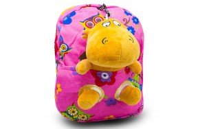 Детский дошкольный рюкзак  Cappuccino Toys CT2249.277-бегемотик розовый