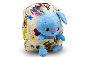 Детский дошкольный рюкзак  Cappuccino Toys CT2247.277-зайчик бежевый