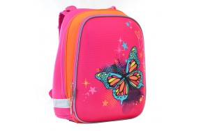 Рюкзак 1 Вересня Butterfly H-12  школьный розовый