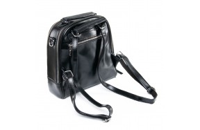 Рюкзак  женский кожаный ALEX RAI 09-1 8694-3 черный