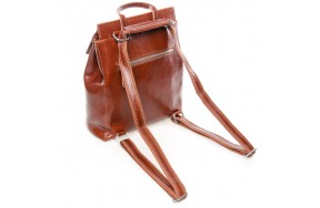 Рюкзак  ALEX RAI 7-02 3206 женский кожаный коричневый