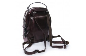 Рюкзак ALEX RAI 08-2 8695-2 женский кожаный коричневый