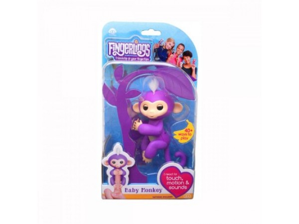 Интерактивная игрушка WowWee Ручная обезьянка: фиолетовая (W3700/37047) в Киеве. Недорого Интерактивные игрушки