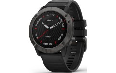 Спортивные часы Garmin Fenix 6X Pro Sapphire Carbon Grey DLC with Black Band (010-02157-10)