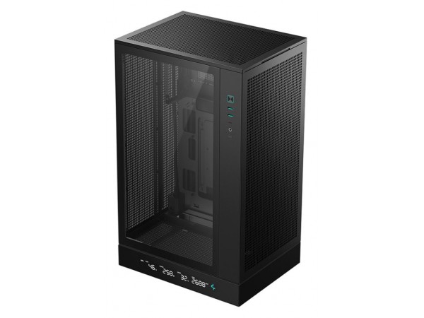 Корпус Deepcool CH270 Digital чорний безБЖ Mini-ITX/Micro-ATX/Micro-ATX(RearConnector),1x3.5