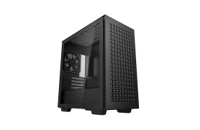 Корпус Deepcool CH370 чорний Без БЖ Mini-ITX / Micro-ATX чорный.,2x3.5,2+1*2.5