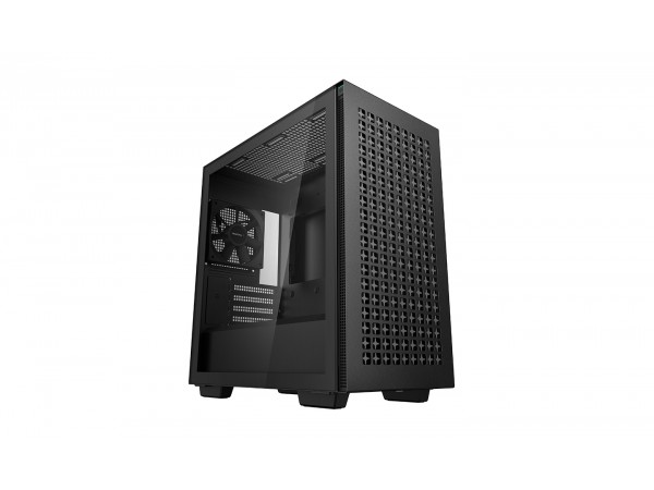 Корпус Deepcool CH370 Без БЖ Mini-ITX / Micro-ATX чорный.,2x3.5,2+1*2.5