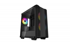 Корпус Deepcool CC360 ARGB Без БП Mini-ITX/Micro-ATX черный,2x3.5,2+1*2.5