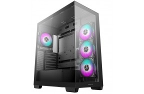 Корпус Deepcool CG580 4F чорний Без БЖ ITX/Micro-ATX/ATX/MicroATX, 2x3.5,2+2*2.5