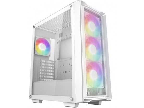 Корпус Deepcool CC560 Mesh V2 білий Без БП Mini-ITX/Micro-ATX/ATX,2x3.5,2+1*2.5