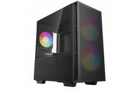 Корпус Deepcool CH360 чорний Без БЖ Mini-ITX / Micro-ATX чорный.,2x3.5,2+1*2.5