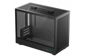 Корпус Deepcool CH160 PLUS чорний Без БЖ Mini-ITX/Micro-ATX, 375*195*323.5(L×W×H)