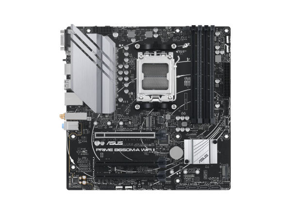 Материнська плата Asus PRIME B650M-A WIFI II (sAM5, AMD B650, PCI-Ex16)