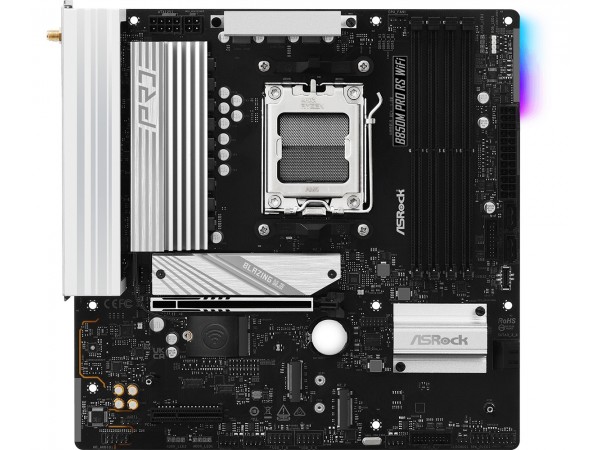 Материнська плата ASRock B850M PRO RS WIFI (sAM5, AMD B850, PCI-Ex16)