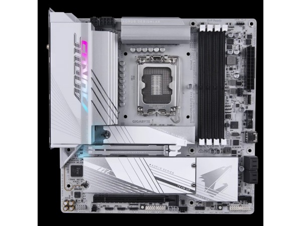 Материнська плата GIGABYTE B760M AORUS ELITE X AX (s1700, Intel B760, PCI-Ex16) в Києві. Недорого Материнские платы