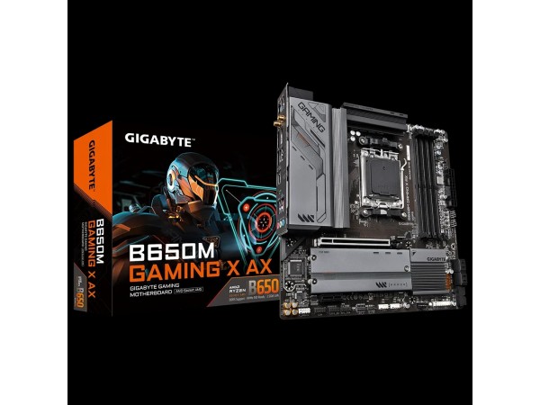 Материнська плата GIGABYTE B650M GAMING X AX (sAM5, AMD B650, PCI-Ex16)