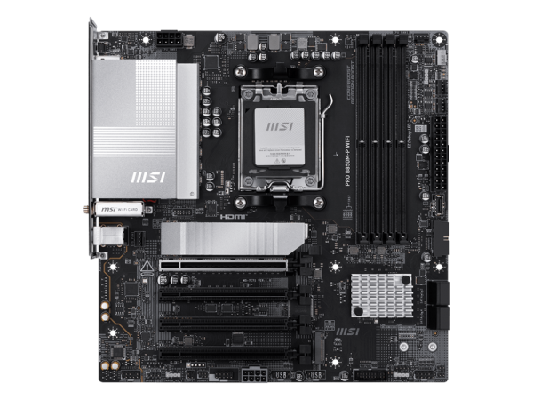 Материнська плата MSI PRO B850M-P WIFI (sAM5, AMD B850, PCI-Ex16)