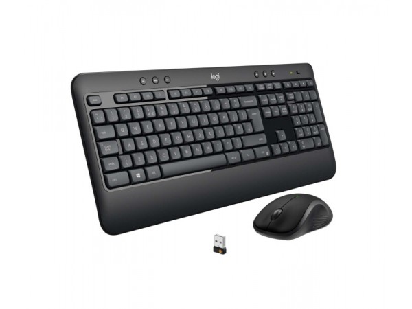 Комплект (клавіатура, миша) Logitech Wireless MK540 Advanced Black UKR