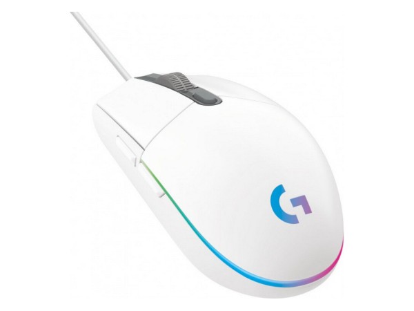 Миша ігрова провідна Logitech G102 Lightsync USB White (910-005824)