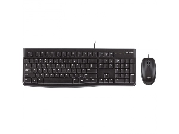 Комплект (клавиатура, мышь) Logitech MK120 Black