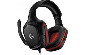 Навушники-гарнітура Logitech G332 Wired Gaming Headset Black/Red(981-000757)
