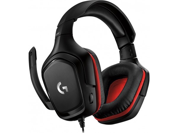 Навушники-гарнітура Logitech G332 Wired Gaming Headset Black/Red в Києві. Недорого Наушники