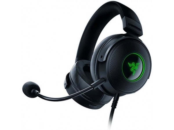 Навушники з мікрофоном Razer Kraken V3 HyperSense Black (RZ04-03770100-R3M1) в Києві. Недорого Наушники