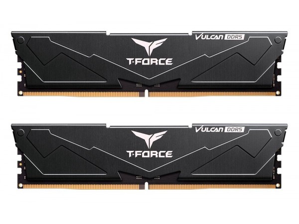 Модуль пам'яті DDR5 32GB (2x16GB) 6400 Team T-Force Vulcan Black C40