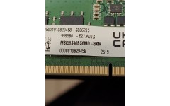 Модуль пам'яті SO-DIMM DDR5 8GB 5600 Kingston C46 (MSI56S46BS6MD-8KM аналог KVR56S46BS6-8)