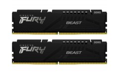 Модуль пам'яті DDR5 32GB (2x16GB) 6000 Kingston Fury Beast Black C36-38-38 набір з 2-х модулів