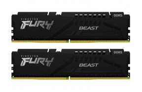 Модуль пам'яті DDR5 32GB (2x16GB) 6000 Kingston Fury Beast Black C36-38-38 набір з 2-х модулів