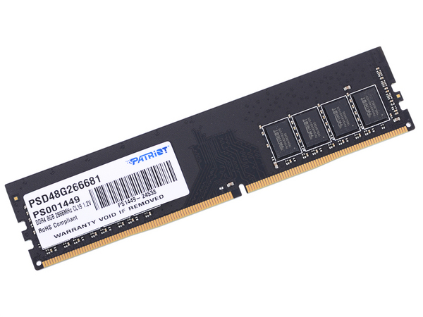 Модуль пам'яті DDR4 8GB 2666 Patriot Signature Line C19