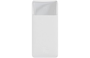 Універсальная мобільна батарея Baseus Bipow Digital Display Power bank 30000mAh 15W White