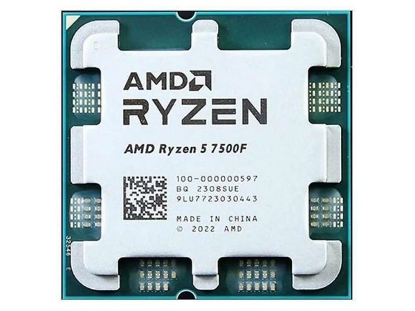 Процесор AMD Ryzen 5 7500F 5.0GHz/32MB, sAM5 TRAY(100-000000597)