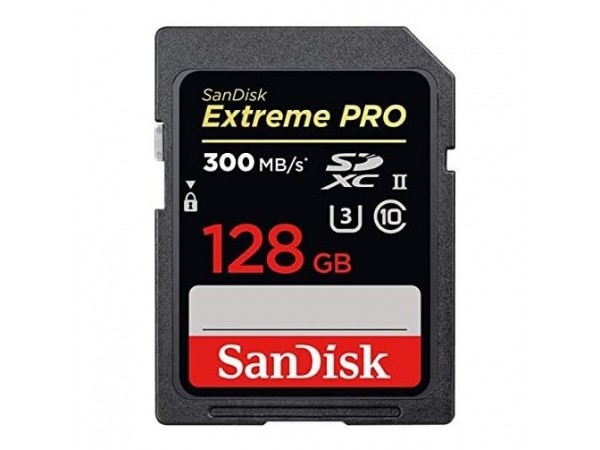 Карта пам`яті MicroSDXC 128GB SanDisk Extreme PRO UHS-II C10 V90 300/260MB/s (SDSDXDK-128G-GN4IN)