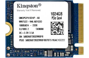 SSD M.2 2230 NVMe 1TB Kingston OM3PGP TLC 4500/4200MB/s PCIE 4.0 bulk