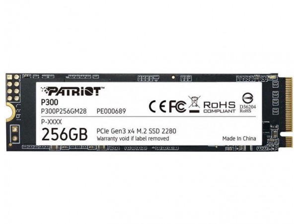 SSD M.2 NVMe 256GB Patriot P300 SM 3D TLC 1700/1100MB/s