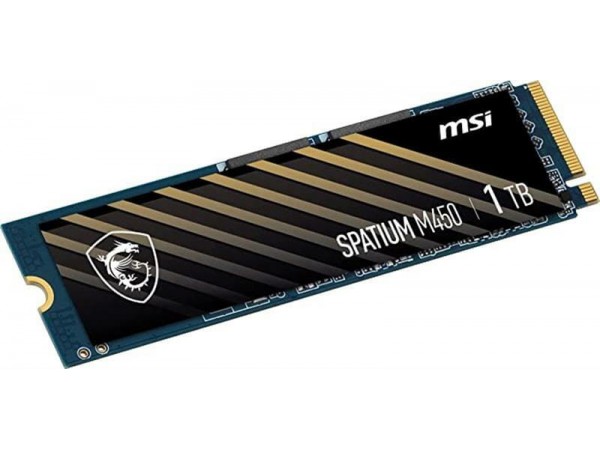 SSD M.2 NVMe 1TB MSI Spartium M450 Phison E19 3D TLC 3600/3000 MB/s