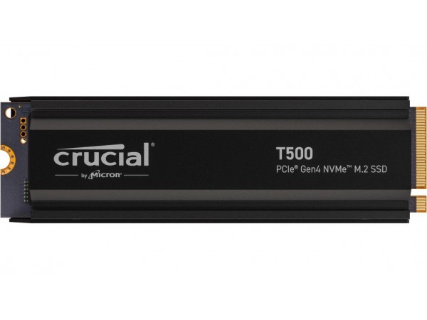 SSD M.2 NVMe 1TB Crucial T500 3D TLC 7300/6800 MB/s PCIe 4.0 з радіатором