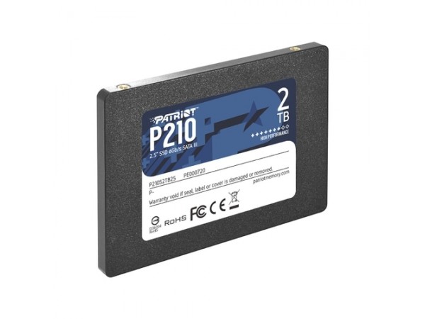SSD 2,5 2TB Patriot P210 3D NAND 520/430MB/s