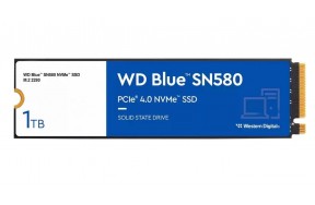 SSD M.2 NVMe 1TB WD Blue SN580 SanDisk 3D TLC 4150/4150 MB/s PCIe 4.0