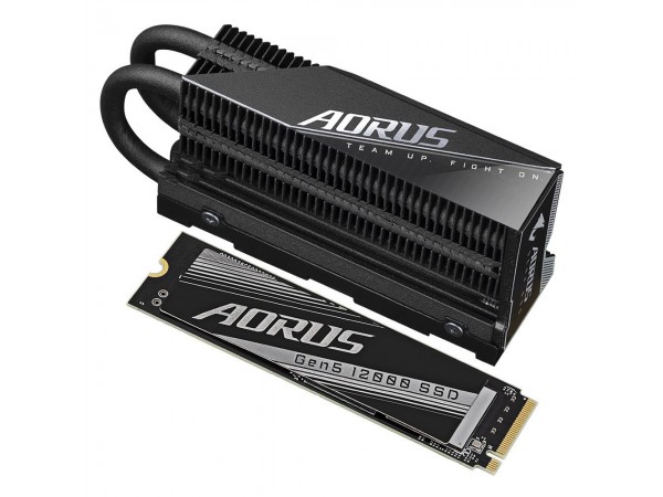 SSD M.2 NVMe 1TB Gigabyte AORUS Gen5 12000 3D TLC 11700/9500 MB/s PCIe 5.0 в Києві. Недорого SSD