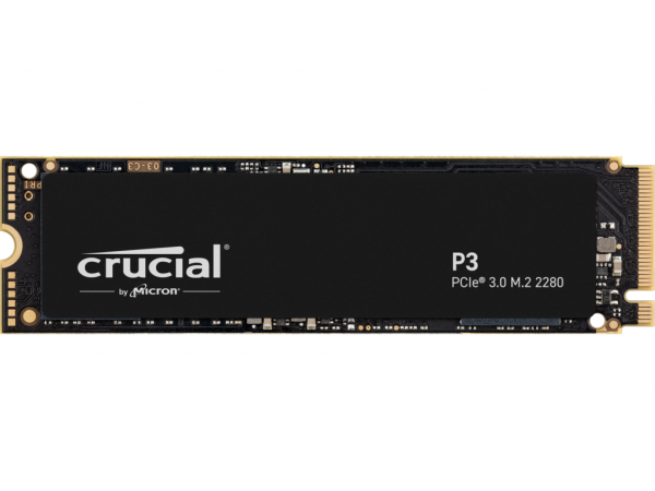 SSD M.2 NVMe 500GB Crucial P3 Phison 3D TLC 3500/1900 MB/s