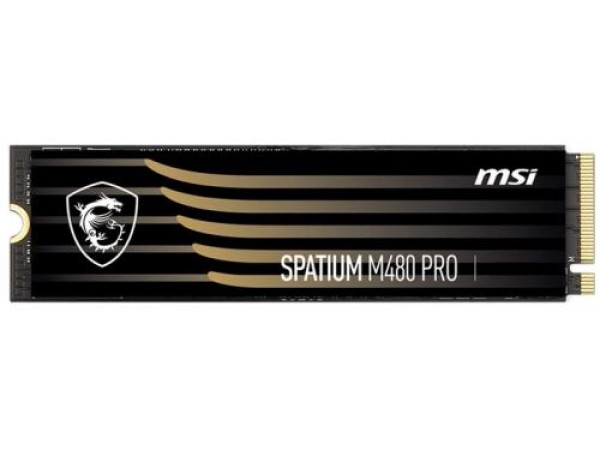 SSD M.2 NVMe 1TB MSI Spartium M480 Pro Phison E18 3D TLC 7400/6000 MB/s