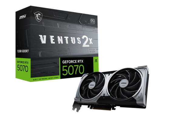 Відеокарта MSI GeForce RTX5070 VENTUS 12G 2X OC (V532-003)