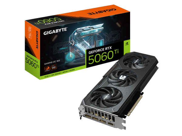 Відеокарта Gigabyte GeForce RTX5060 Ti GAMING OC 16G