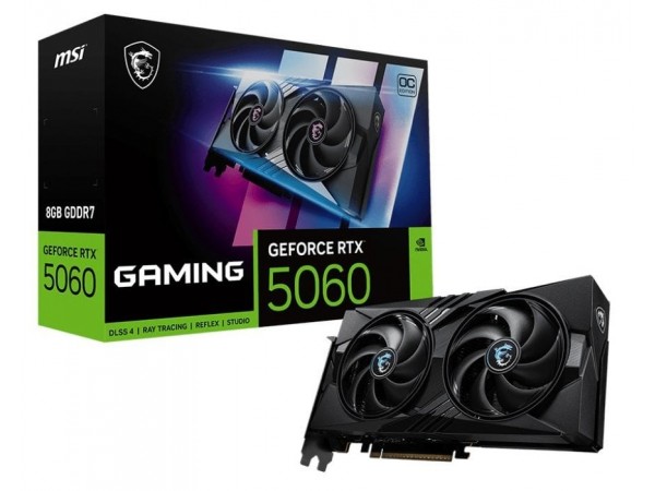 Відеокарта MSI GeForce RTX5060 GAMING 8G OC (V537-005)