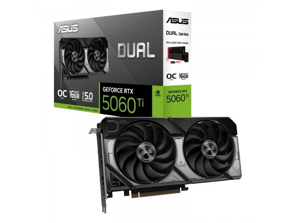 Відеокарта ASUS GeForce RTX5060 Ti Dual OC 16G (90YV0MH0-M0NA00)