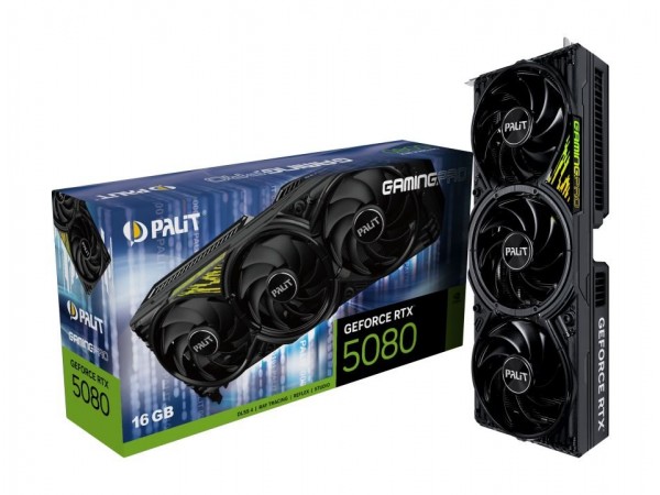 Відеокарта Palit GeForce RTX5080 GamingPro V1 16GB
